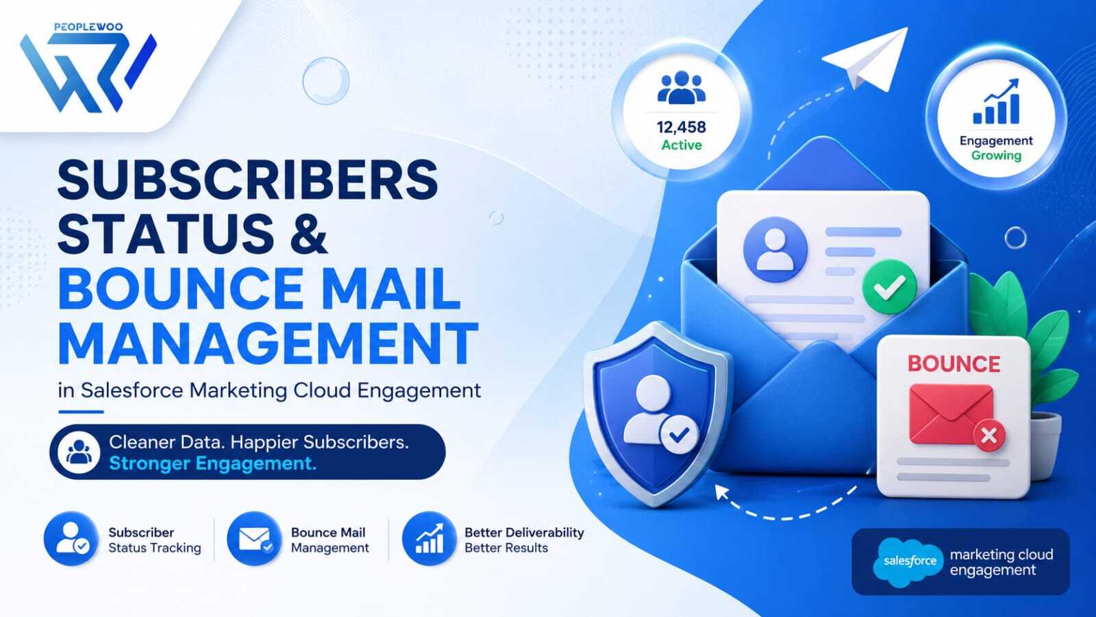 Subscribers Status & Bounce Mail Management In Salesforce Marketing Cloud Engagement | Peoplewoo Skills